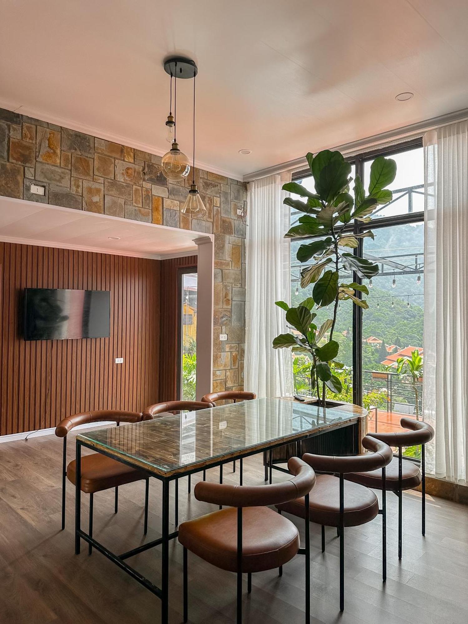 Апартаменты Bach Xanh House Tam Dao Экстерьер фото