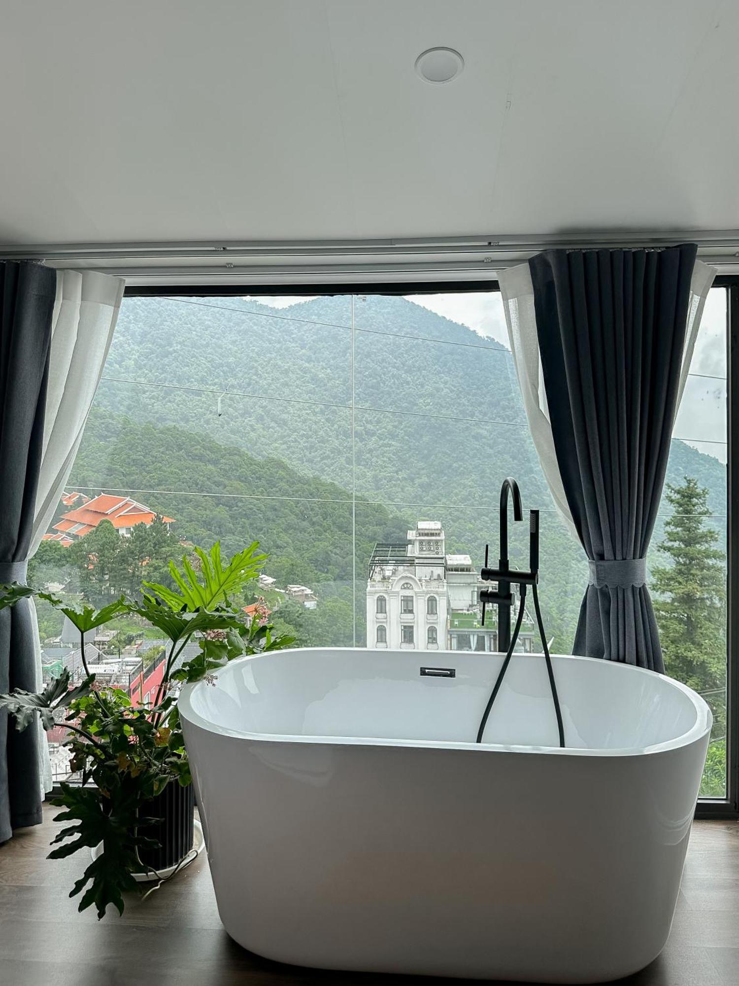 Апартаменты Bach Xanh House Tam Dao Экстерьер фото